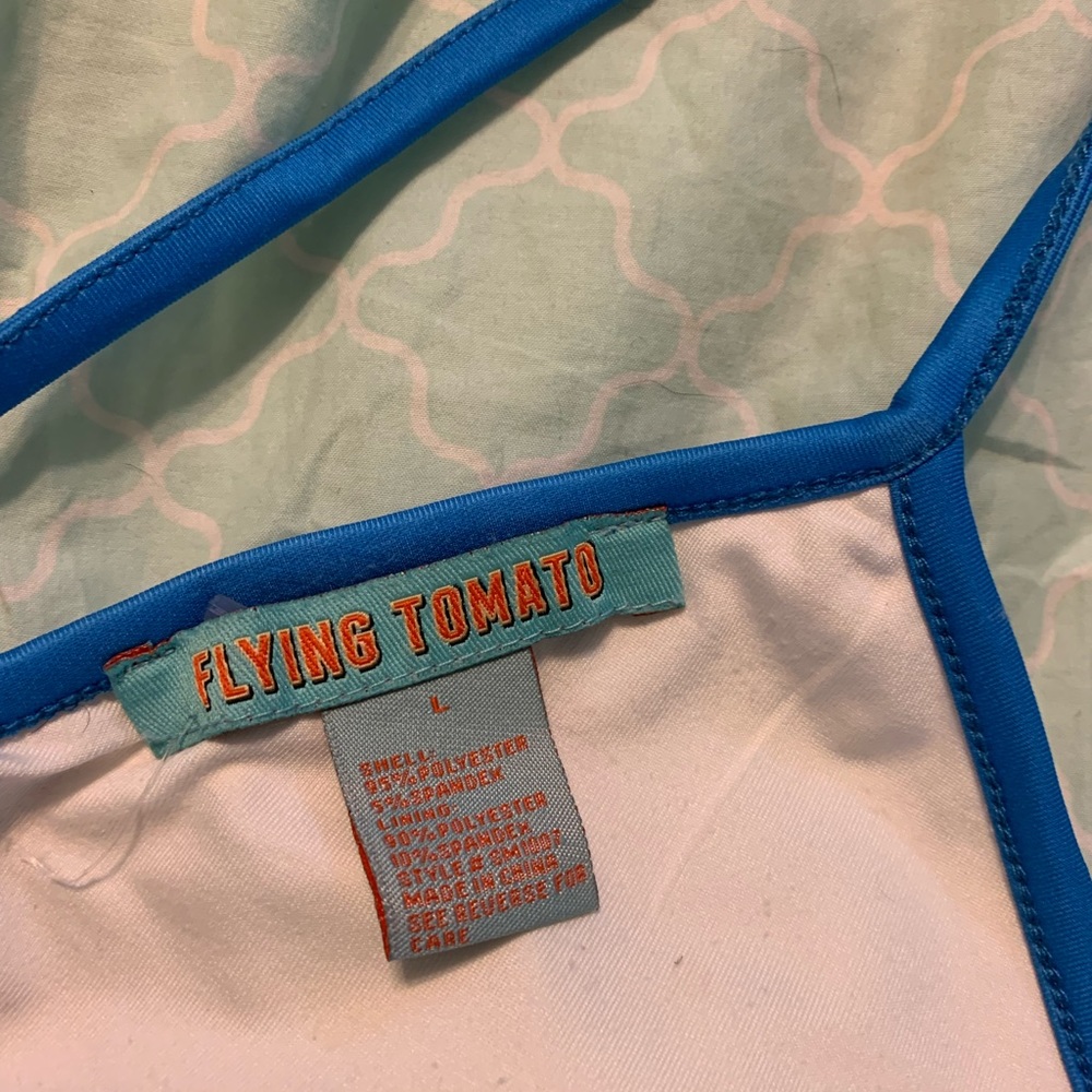 Patterned String Bikini Top - Picture 4 of 5